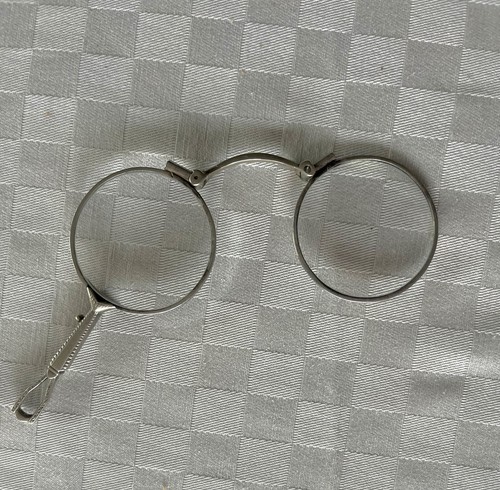 Antike klappbrille stielbrille - antike,